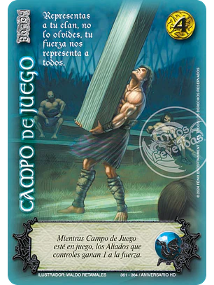 Campo de Juego (HD Aniversario - Vasalla)