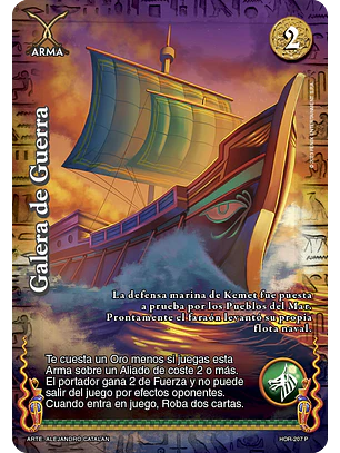 Galera de Guerra (La Venganza de Horus - Promocional)