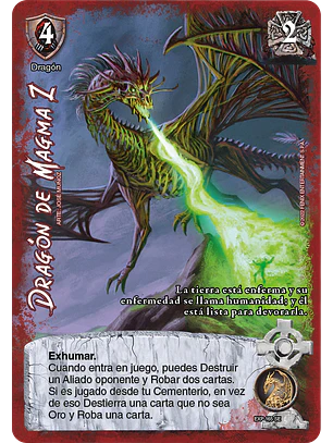 Dragón de Magma Z (EXP - SP)