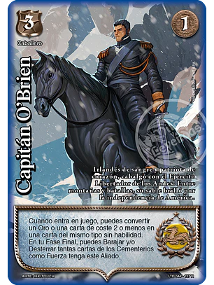 Capitán O'Brien (LTD - Reales)