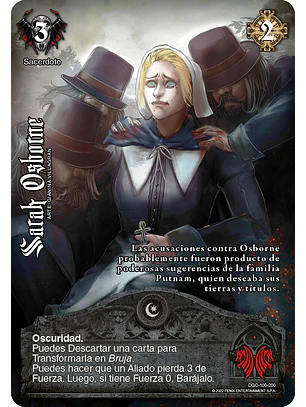 Sarah Osborne (FOIL) (DGO - VC Foil)