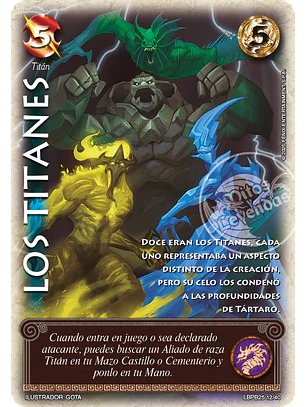 Los Titanes (LBPB25 - Arte Alternativo)