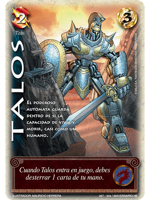 Talos (HELENICA ANIV - Vasalla)