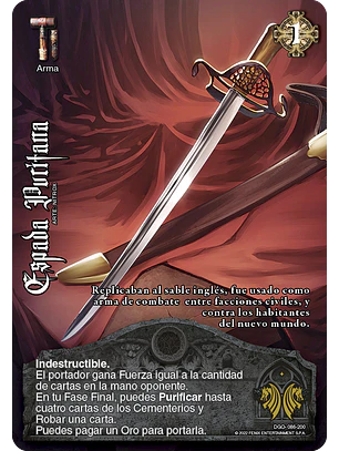Espada Puritana  (DGO - Real)