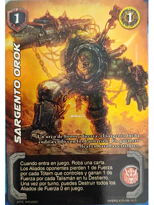 Sargento Orok (KVM - Cortesana Foil)