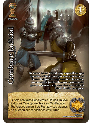 Combate Judicial (CID - Real)
