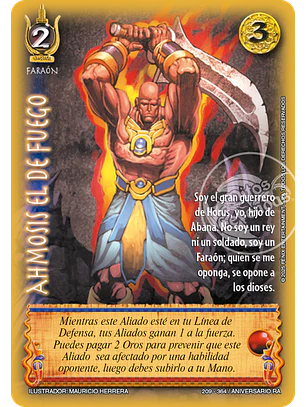 Ahmosis el de fuego (Aniversario de Ra - Cortesana)