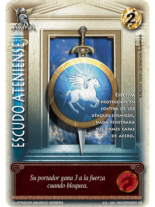 Escudo Ateniense (HELENICA ANIV - Cortesana)