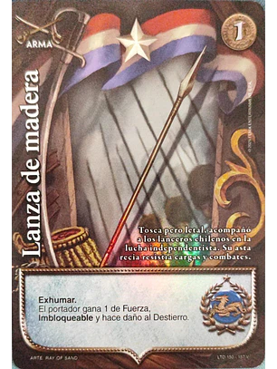 Lanza de madera (LTD - Vasalla Foil)