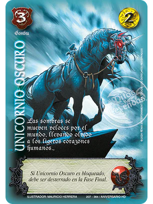 Unicornio Oscuro (HD Aniversario - Cortesana)