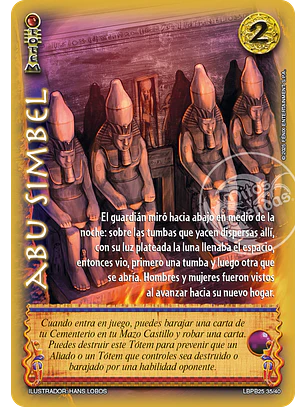 Abu Simbel (LBPB25 - Arte Alternativo)