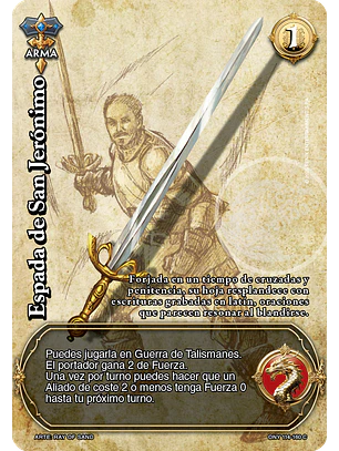 Espada de San Jerónimo (ONY - VC Foil)