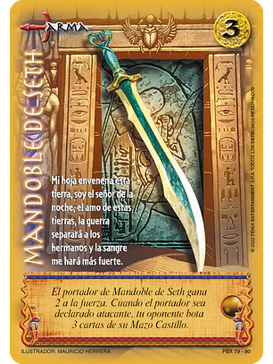 Mandoble De Seth (Kit extensión 2022)