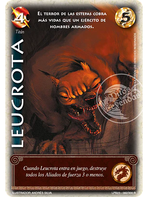 Leucrota (Leyendas PB 3.0 - Reales)