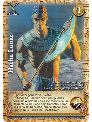 Hacha Lunar (La Venganza de Horus - Real)
