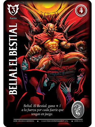 Belial el Bestial (CRPB - Faerie)