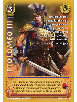 Ptolomeo III (CRPB3 - Faraón)
