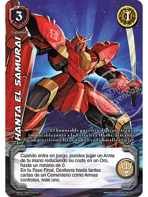 Hanta el Samurái (KVM - Reales)