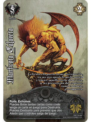 Manticora Calavera  (DGO - Real)