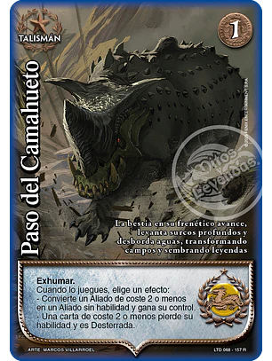 Paso del Camahueto (LTD - Reales)