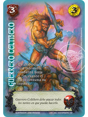 Guerrero Celtibero (HD Aniversario - Cortesana)
