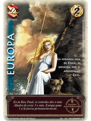 Europa (Helénica Aniv - Promocional)