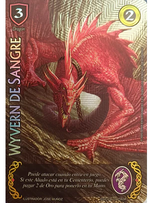 Wyvern de Sangre Arte Alternativo (Full Art Premium)