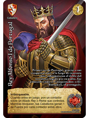 Rey Alfonso I de Portugal (CID - VC Foil)