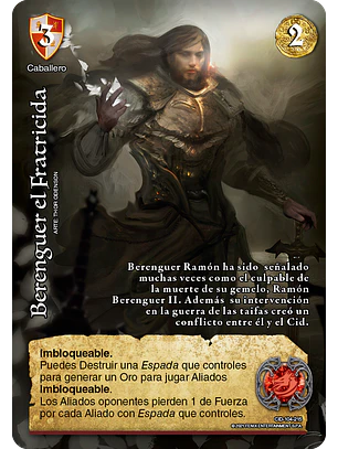 Berenguer el Fratricida (CID - VC Foil)