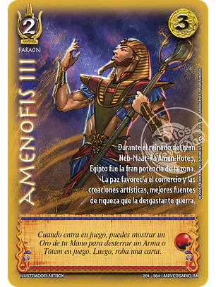 Amenofis III (Aniversario de Ra - Cortesana)