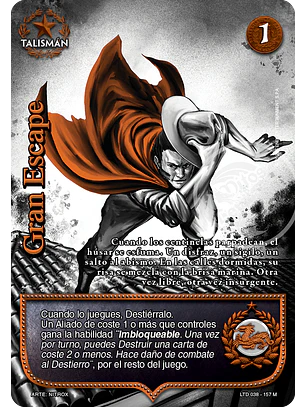 Gran escape (LTD - Mega Real)