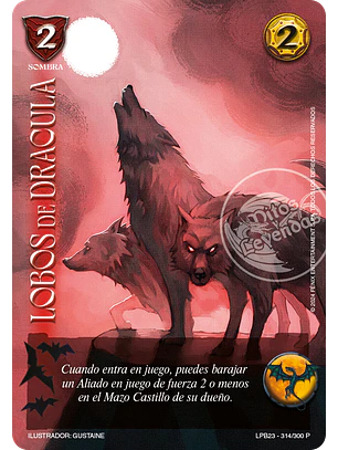 Lobos de Drácula (Kit Drácula - Promocional)