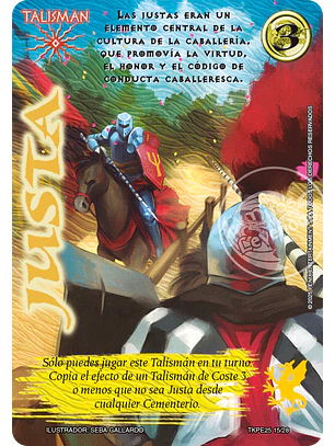 Justa (TK25 - Honor y Ferocidad)