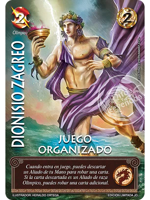 Dioniosio Zagreo (Juego Organizado)