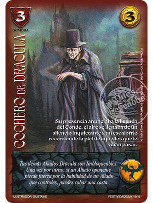 Cochero de Drácula (LBPB24)