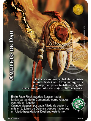 Amuleto de Oso (TK25 - Hielo Inmortal)