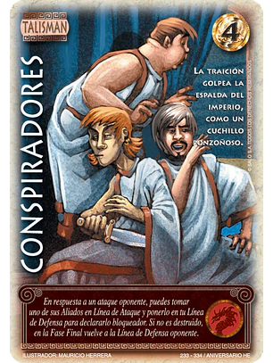 Conspiradores (HELENICA ANIV - Cortesana)