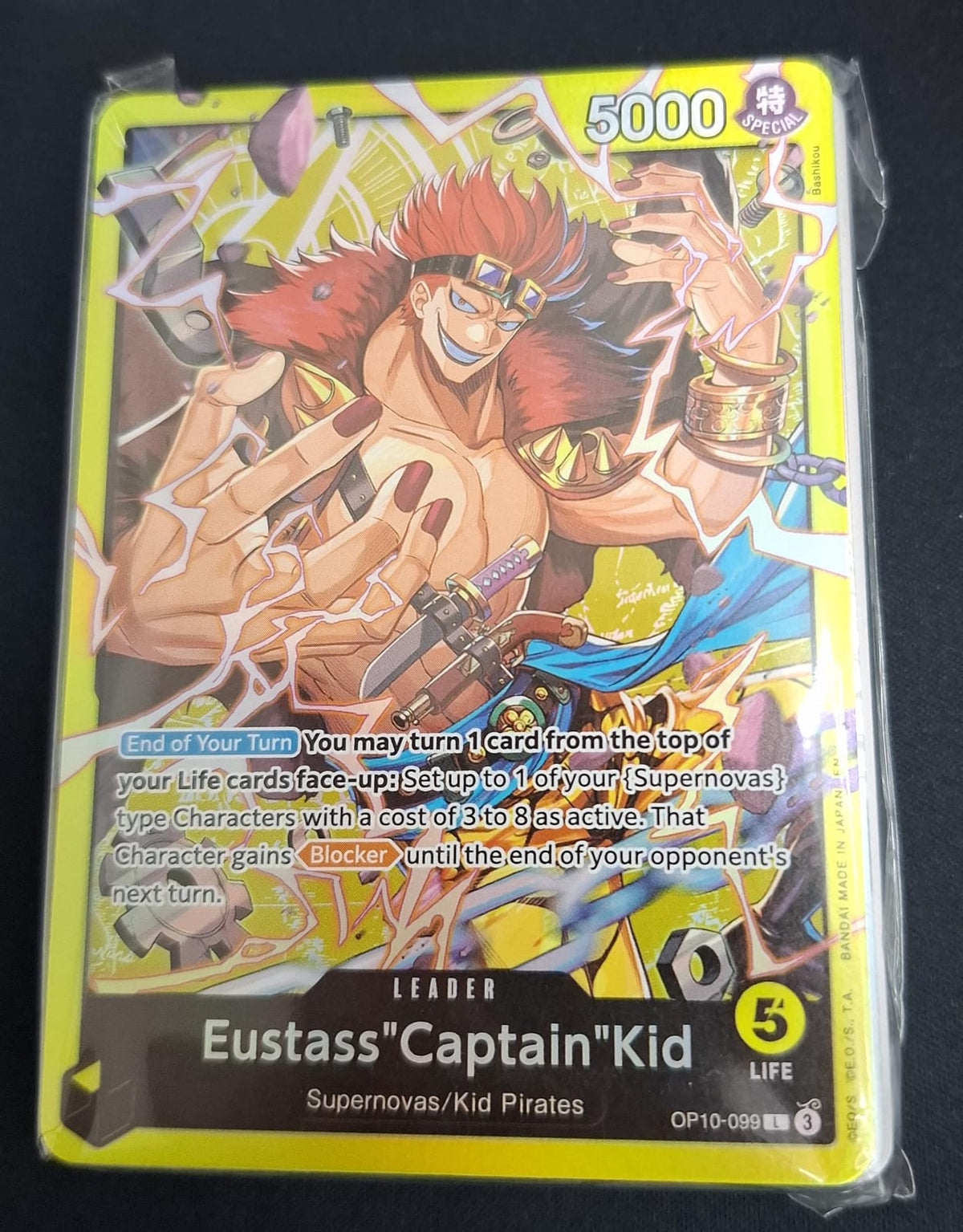 One Piece TCG: (ST-36) AMARILLO Eustass "Capitán"Kid Starter Deck"