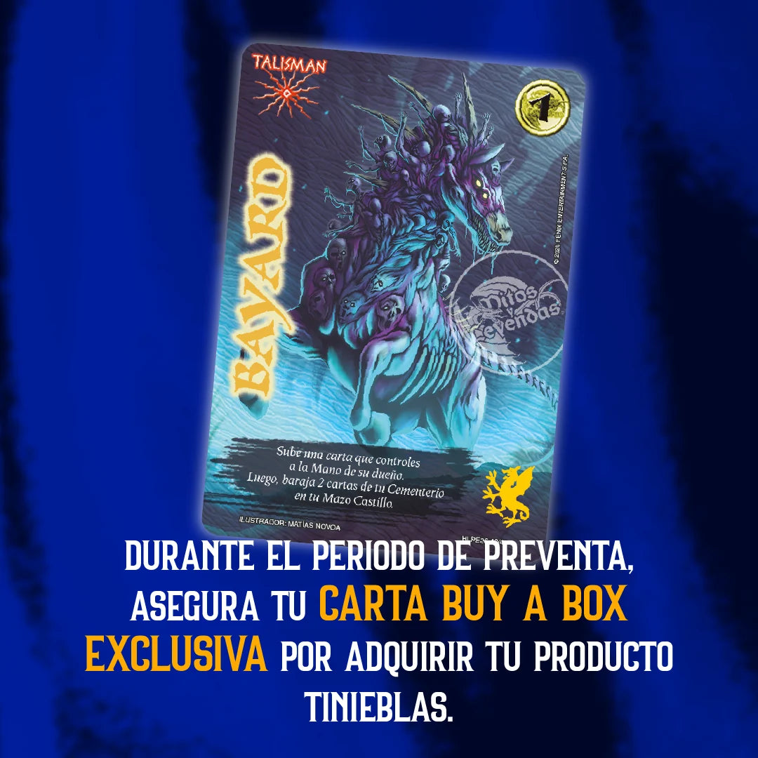 PREVENTA Producto Especial Halloween - Tinieblas + 1 BUY A BOX