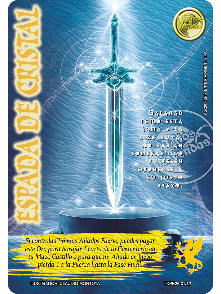 Espada de cristal(tkpe26)